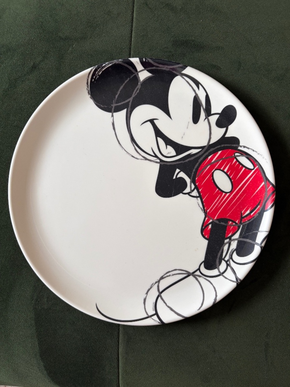 Mickey Mouse Plastic Dinner Plate